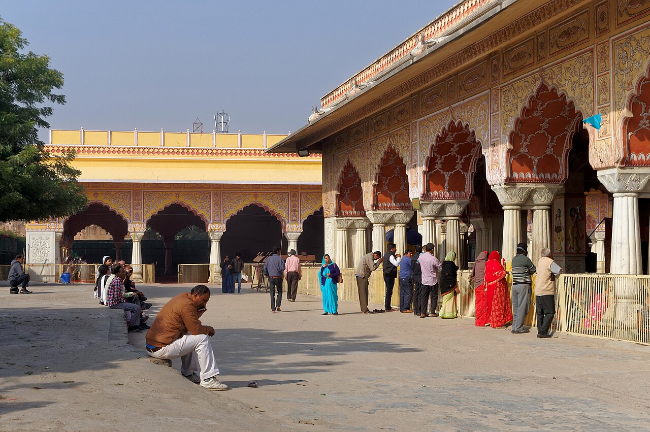 Govind Dev Ji Temple courtyard in Jaipur